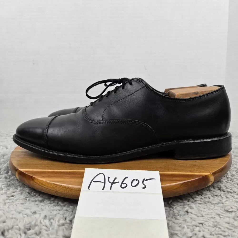 Allen Edmonds Mens 11D Park Avenue Cap Toe Black Leather Oxford Dress Shoe 5615